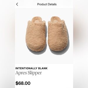 INTENTIONALLY BLANK Apres Slipper in Tan